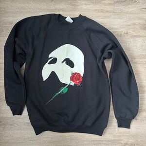 Vintage 1980 Phantom of the Opera Sweatshirt Size Large